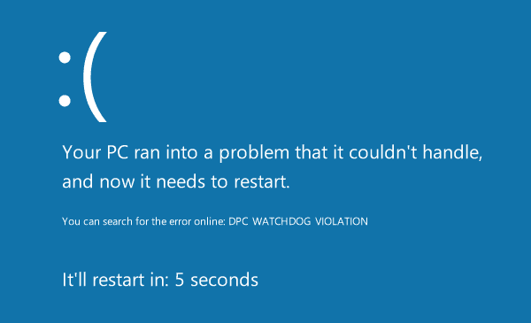 DPC_WATCHDOG_VIOLATION