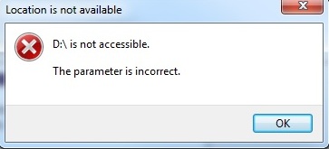 Incorrect Parameter