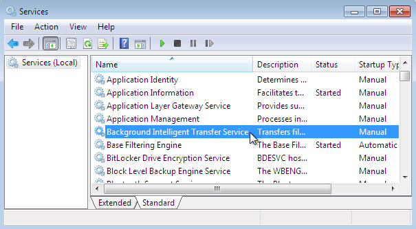 Enable Background Intelligent Transfer Service